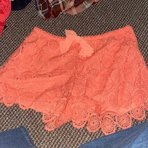 heartsoul coral shorts